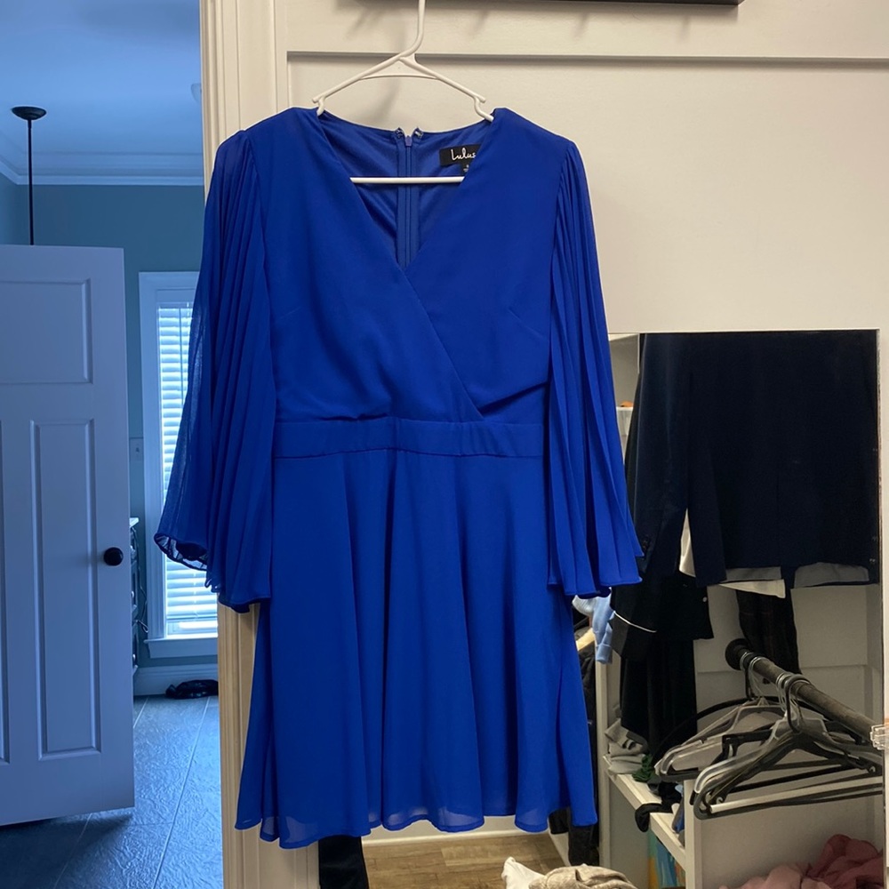 Blue dress